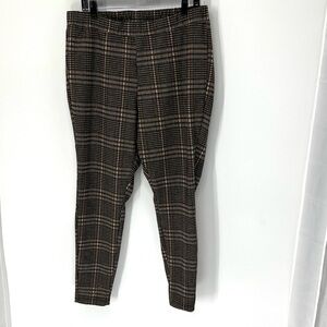 Eloquii women’s leggings pull on plaid size 14